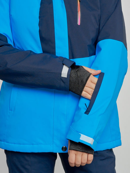 Горнолыжный костюм женский зимний синего цвета 03307S - Chunmai фото 10