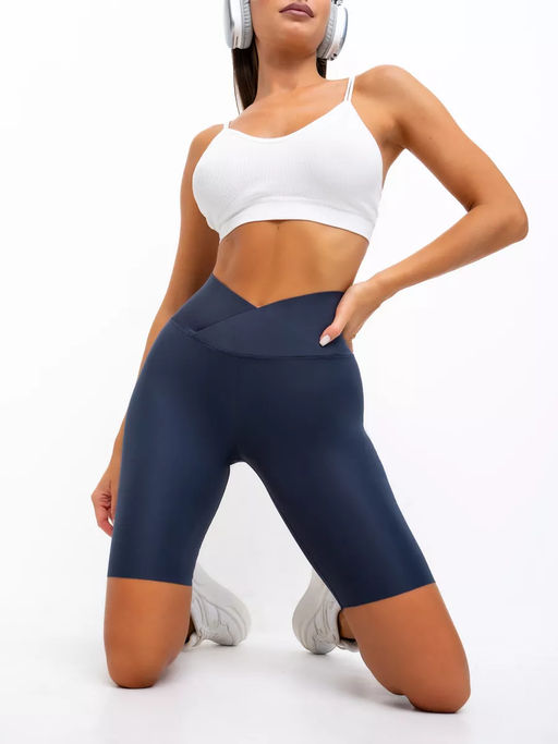 Велосипедки спортивные с утягивающим поясом - Sheldi фото 40