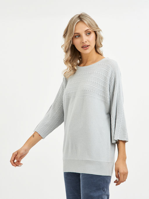 джемпер женский с коротким рукавом из шерсти - Glenfield фото 6