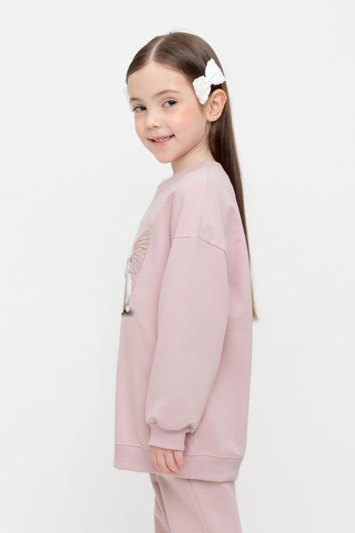 Crockid _ КР 302552/розово-сиреневый к525 джемпер для дев  фото 3