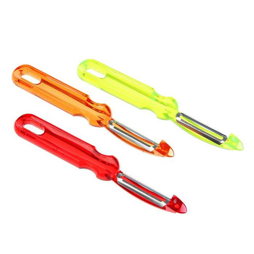 Цена за 2 шт. Овощечистка Доляна Леденец, 17 см, цвет МИКС  фото 4