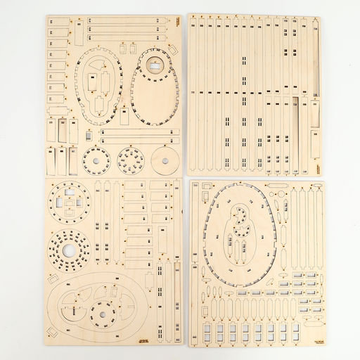 Деревянный конструктор «Маяк Анива», 39×18 см, 168 деталей