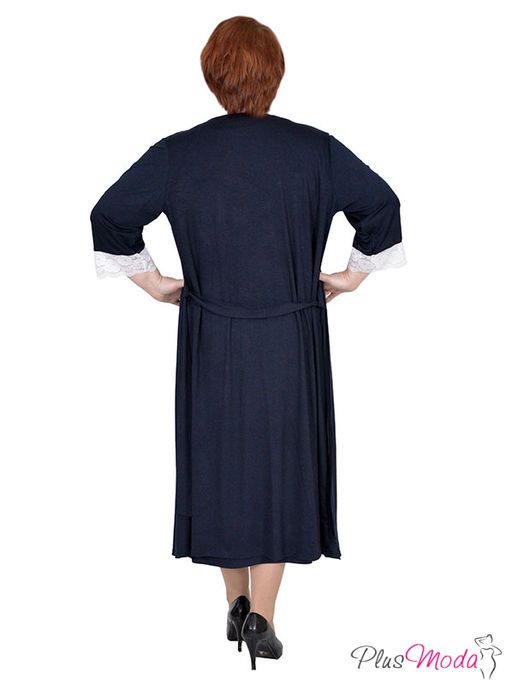 Халат-пеньюар Модель №208 размеры 44-80 - Plusmoda фото 7