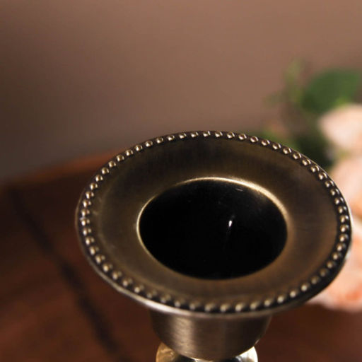 Подсвечник 2 штуки набор бронза 25 см / 6301S /уп 30/ - Галеонтрейд фото 6