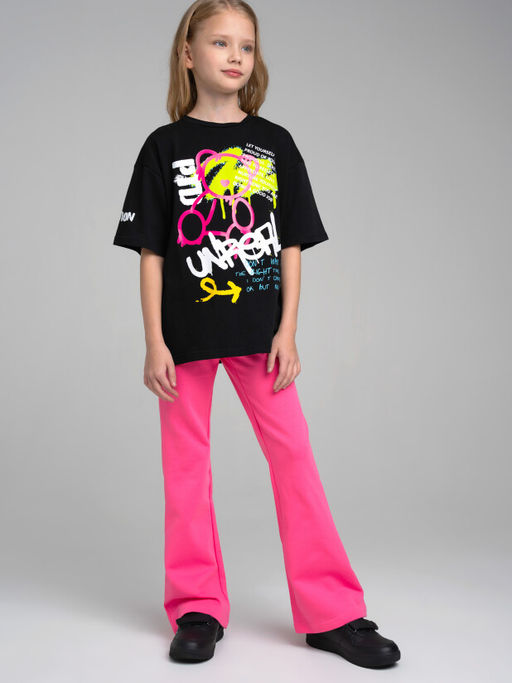 PlayToday / Комплект для девочки: футболка, брюки фото 2
