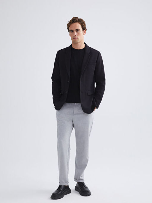 Dar Kal?p Erkek Blazer Ceket