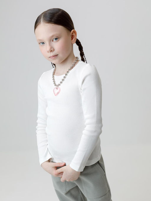 Сахар к635 лонгслив (футболка дл.рукав) для дев Crockid