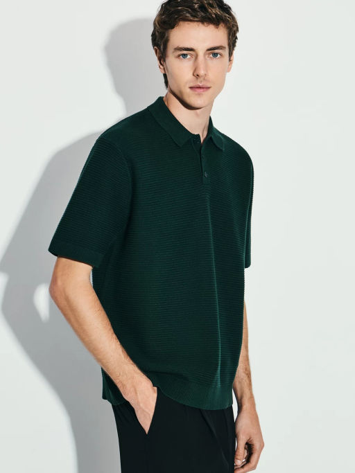 Джемпер поло текстурной вязки / Zarina