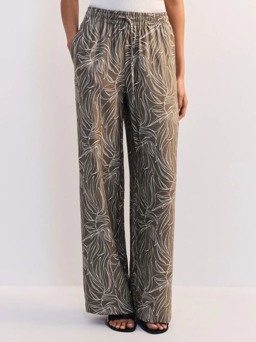 Брюки прямого кроя с принтом ZR2605012124-235 / Zarina