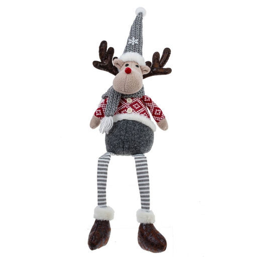 Игрушка набивная "Олень", L19 W13 H57/35 см, 2в.