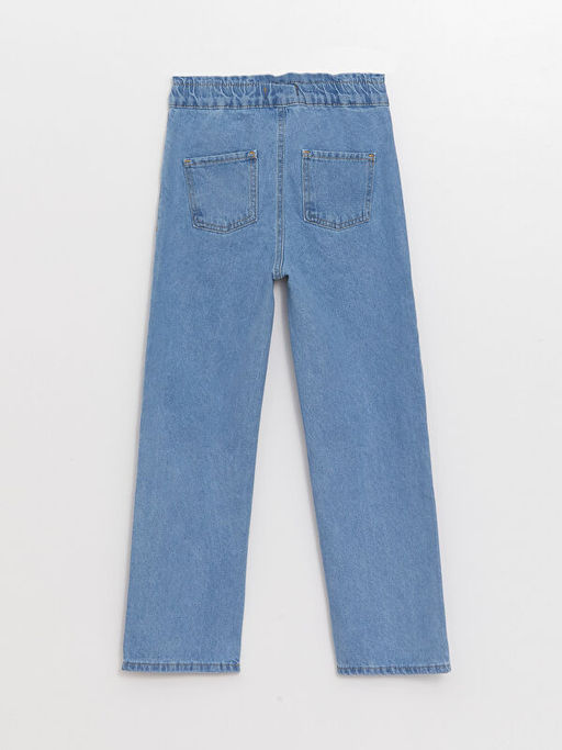 Beli Lastikli Nak??l? K?z ?ocuk Jean Pantolon - Waikiki фото 2