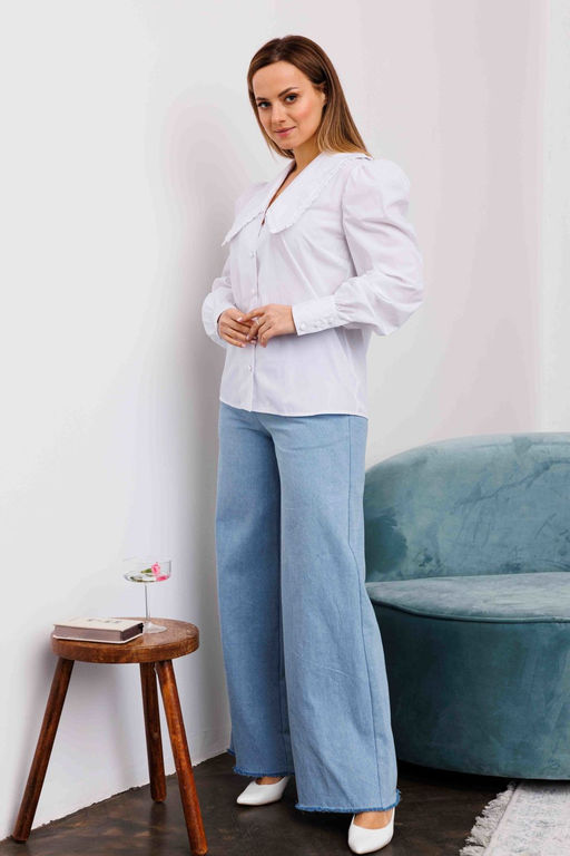 Блуза AURA 2143-164 белый  фото 2