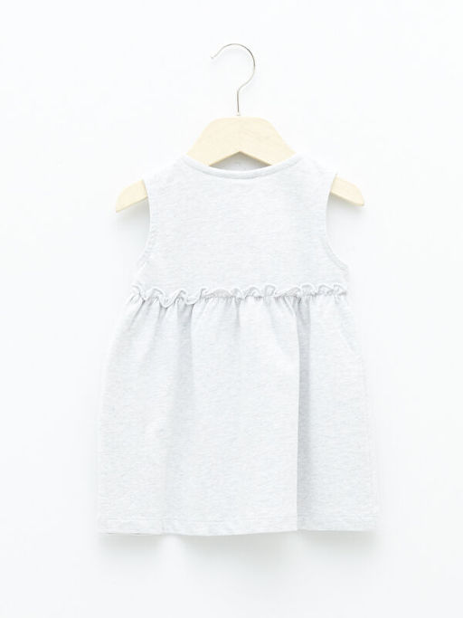 Bisiklet Yaka Harry Potter Bask?l? K?z Bebek Elbise ve Sa? Band? 2li Tak?m - Waikiki фото 2