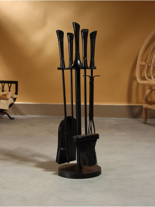 Каминный набор Уголь сталь, 4 предмета, 16х16х55 см - Simaland фото 2