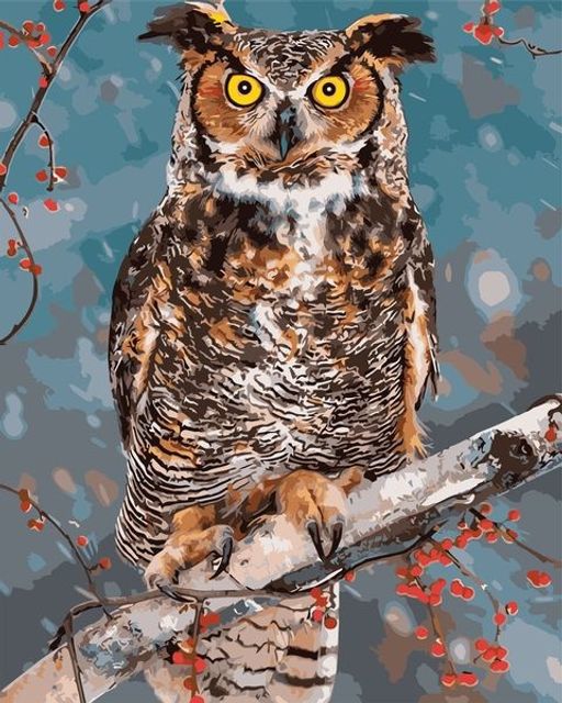 Филин зимой - Colibri фото 2