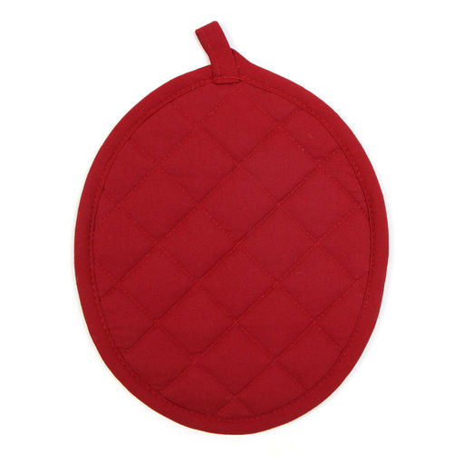 Комплектующие набор кухонный Этель, цвет красный: варежка 33х17 см, прихватка 24х19 см  фото 5