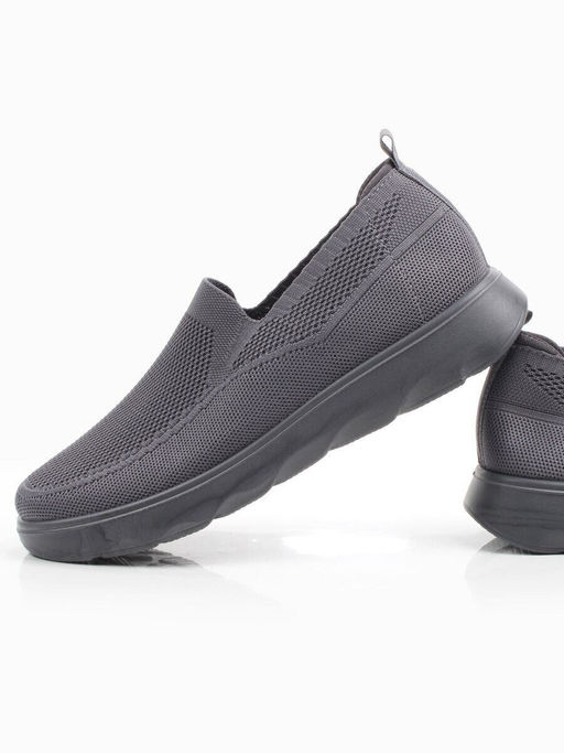 05-TEX-D03-08 GREY Полуботинки спортивные летние мужские (текстиль)