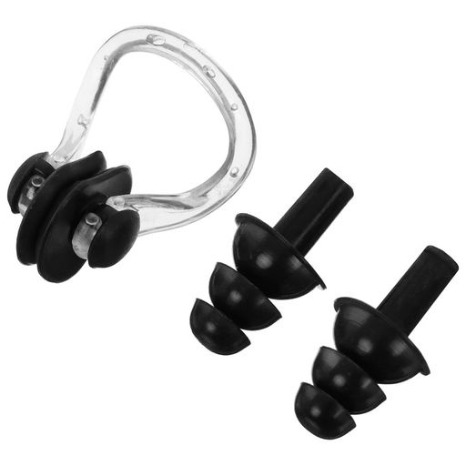 Набор для плавания ONLYTOP: зажим для носа, беруши, МИКС