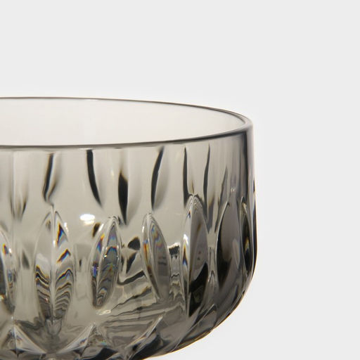 Креманка «Грани», 400 мл, 11×15.5 см, пластик, серая