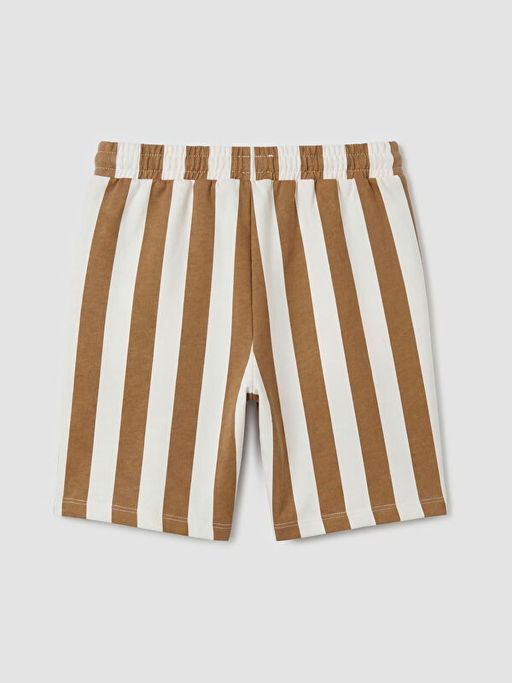 Beli Lastikli ?izgili Erkek ?ocuk ?ort