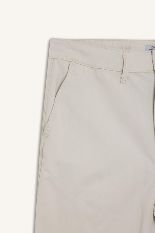 %100 Pamuk Regular Fit Bermuda _ort - Defacto фото 7