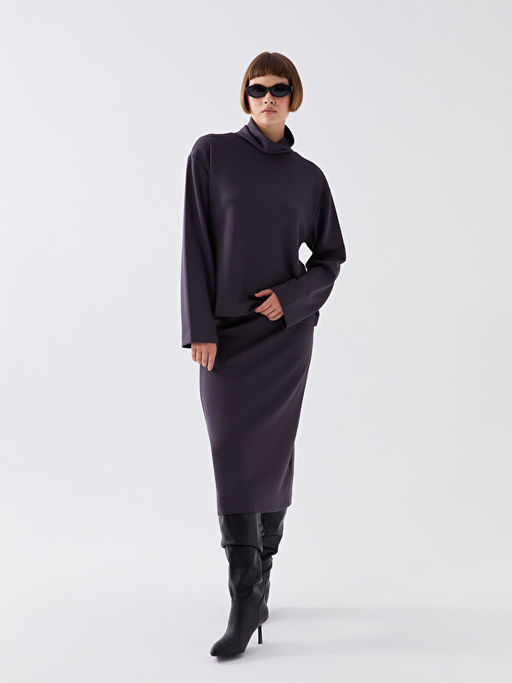 Kad?n Dar Fit D?z Etek