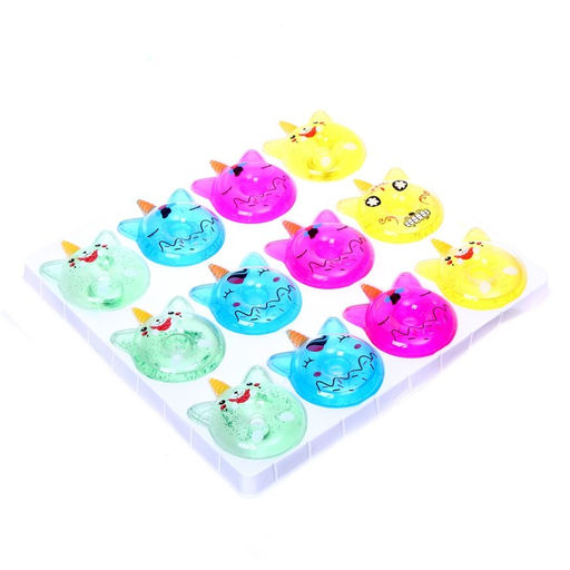 Цена за 24 шт. Лизун «Единорог», цвета МИКС