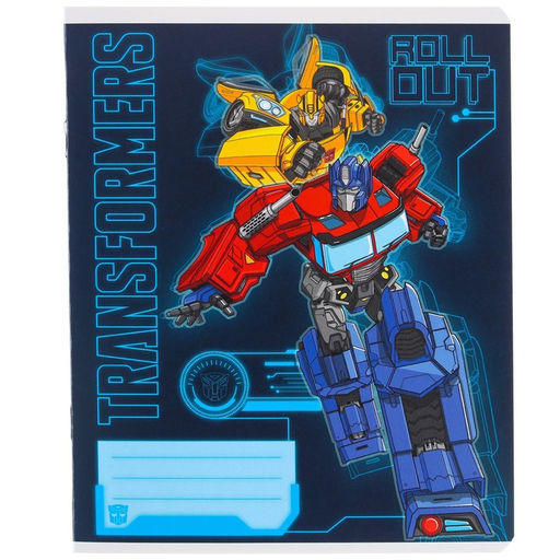 Цена за 10 шт. Тетрадь 12 листов, линейка, Трансформеры, 5 видов МИКС, Transformers - Hasbro фото 18