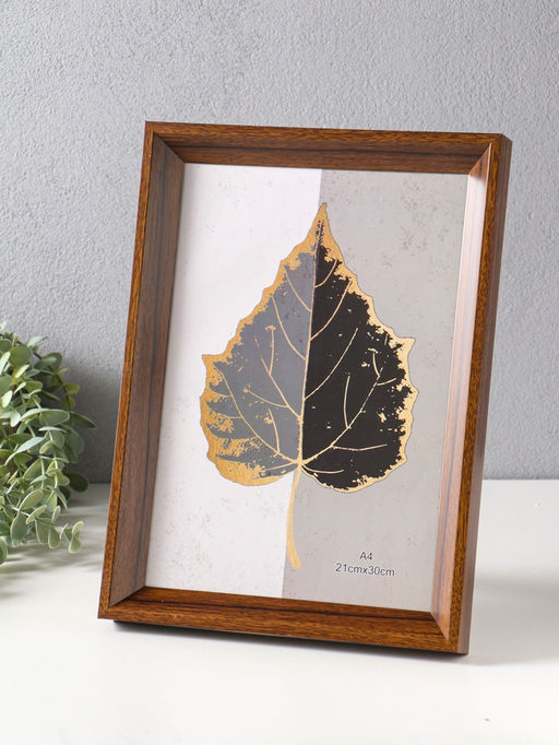 Фоторамка для фото А4 формат «Прованс», пластик, бежево-коричневый, 33.7×24.8×3 см