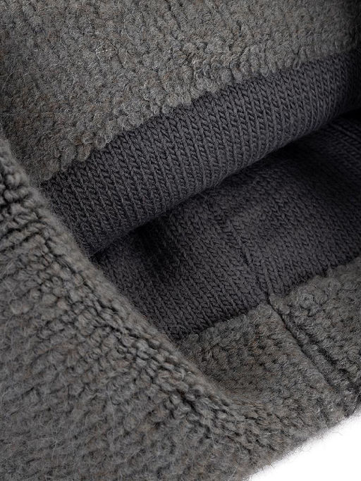 Шапка жен. кид-мох+альп+шерсть LB-N88031A grey - Labbra фото 4