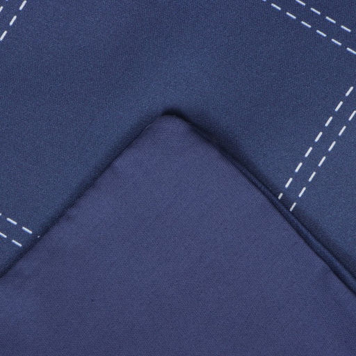 Постельное бельё Этель дуэт Cage: dark blue, 143х215 см-2шт, 215х240 см, 50х70+3 см-2 шт, мако-сатин, 114г/м2  фото 5