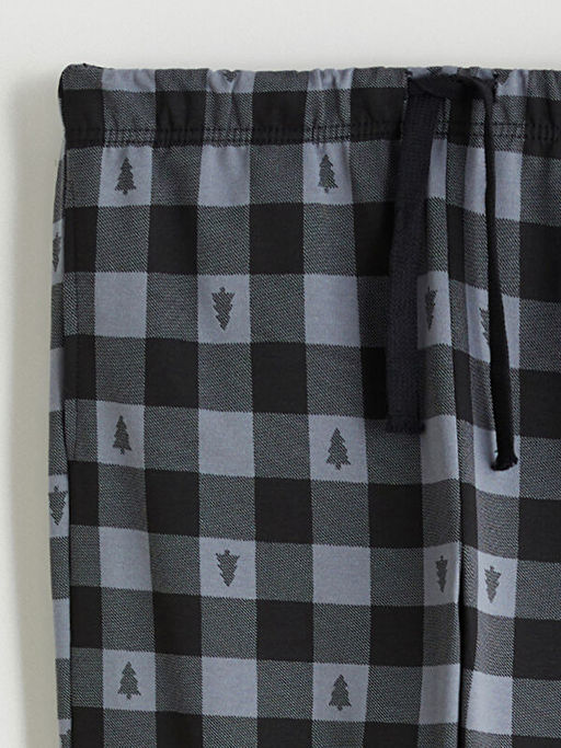 Standart Kal?p Ekose Erkek Pijama Alt