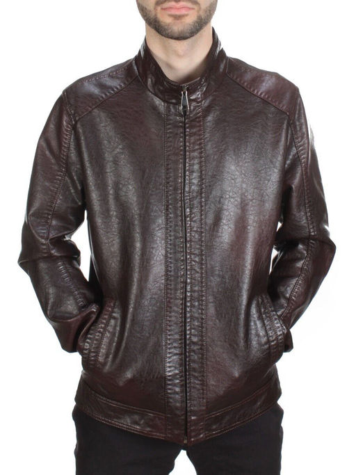 211 BROWN Куртка из эко-кожи мужская