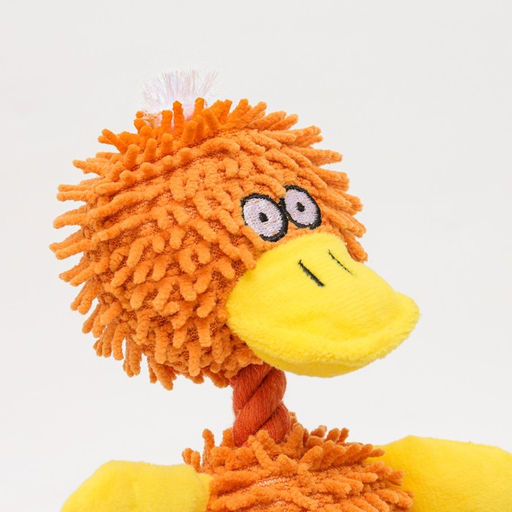 Игрушка текстильная Косматый утёнок , 32 х 19 см, коричневая - Пижон фото 4