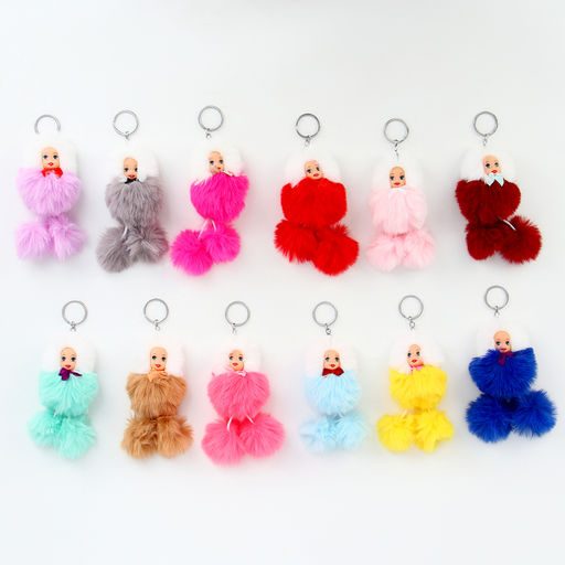 Мягкая игрушка Куколка на брелоке, 14 см, цвет МИКС - Simaland фото 3