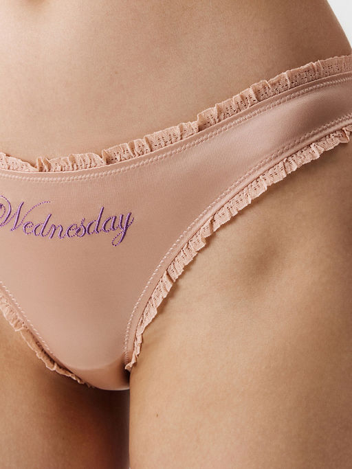 Infinity / Трусы женские в наборе из 5 шт. Selia черный с бежевым - Infinity Lingerie фото 7