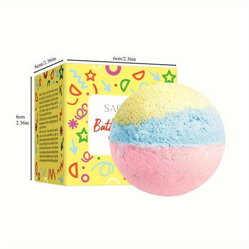 SADOER Бомбочка для ванны ароматическая с лимоном, 100гр
