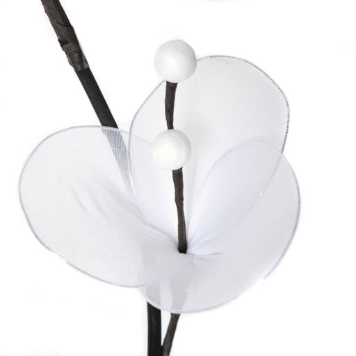 Сухоцвет набор 5 штук 160 см / A-026-2 /уп 50/капрон белый