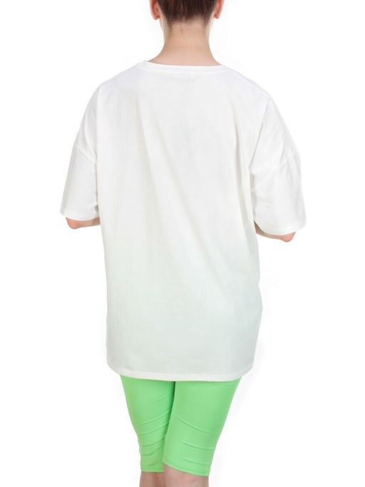 KD-792 WHITE/GREEN Костюм-двойка женский 7986 TREND - Фабричный китай фото 5