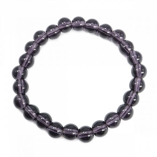 Браслет из камня Раухтопаз привлекает денежные энергии 8мм