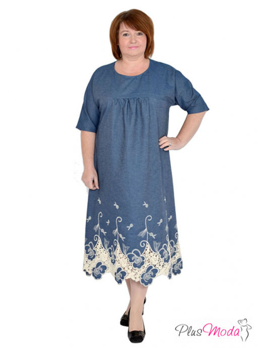Платье Модель №597 размеры 44-82 - Plusmoda фото 9