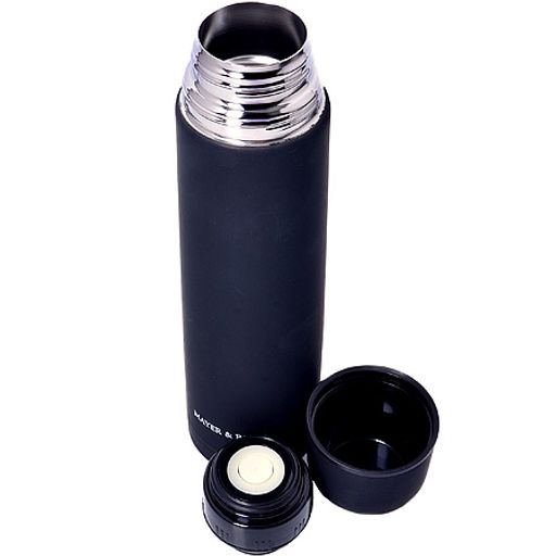 27616-2 Термос 1л нерж/сталь мет/колба ЧЁРНЫЙ MB (х24) - Mayer&boch фото 3