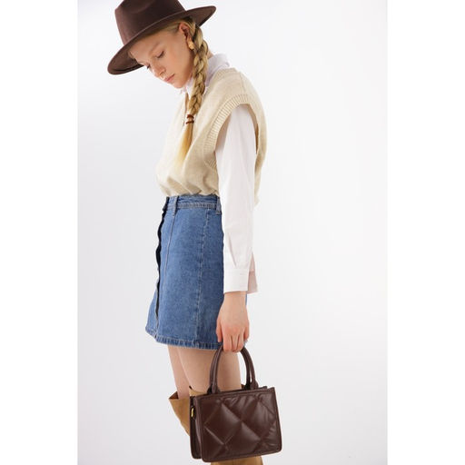 Сумка-тоут на молнии, цвет коричневый - Simaland фото 4