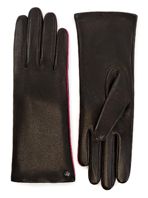 Перчатки женские ш+каш. IS01080 black - Eleganzza фото 2