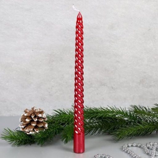 Свеча стержень 4 штуки 25 см витая / GL-10-4 /уп 36/144/ - Галеонтрейд фото 14