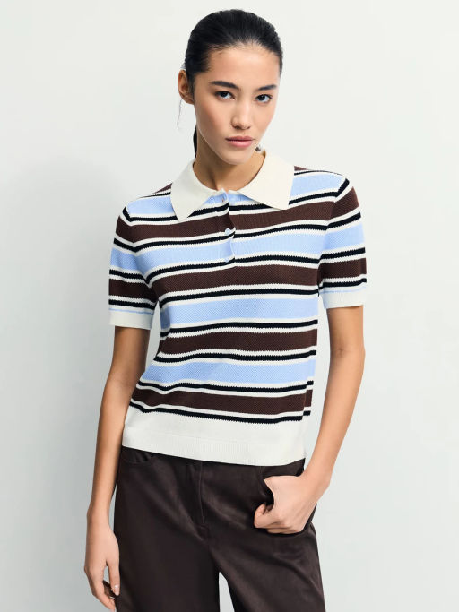 Джемпер-поло из вискозы / Zarina фото 4