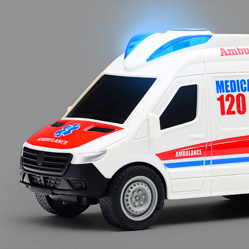 Машина "Скорая помощь" 1:20 (свет, звук) в коробке