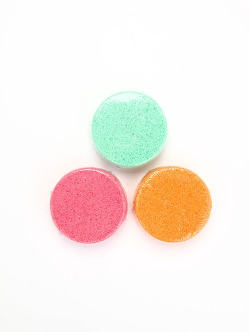 Бомбочки для ванны, аромат: мандарин, яблоко, апельсин, набор 3×100 г, Ural Lab