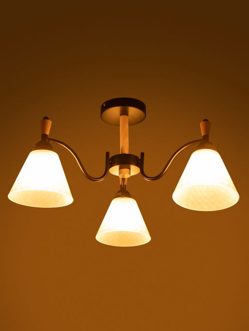 Люстра XA1627B/3, 3×60 Вт, E27, чёрная