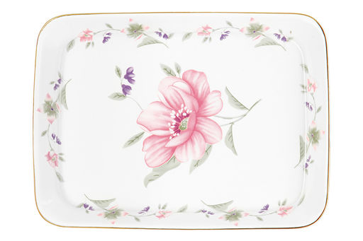 Масленка 16,8*12,5*8,5 см Диана, фарфор, NEW BONE CHINA - Elan gallery фото 5